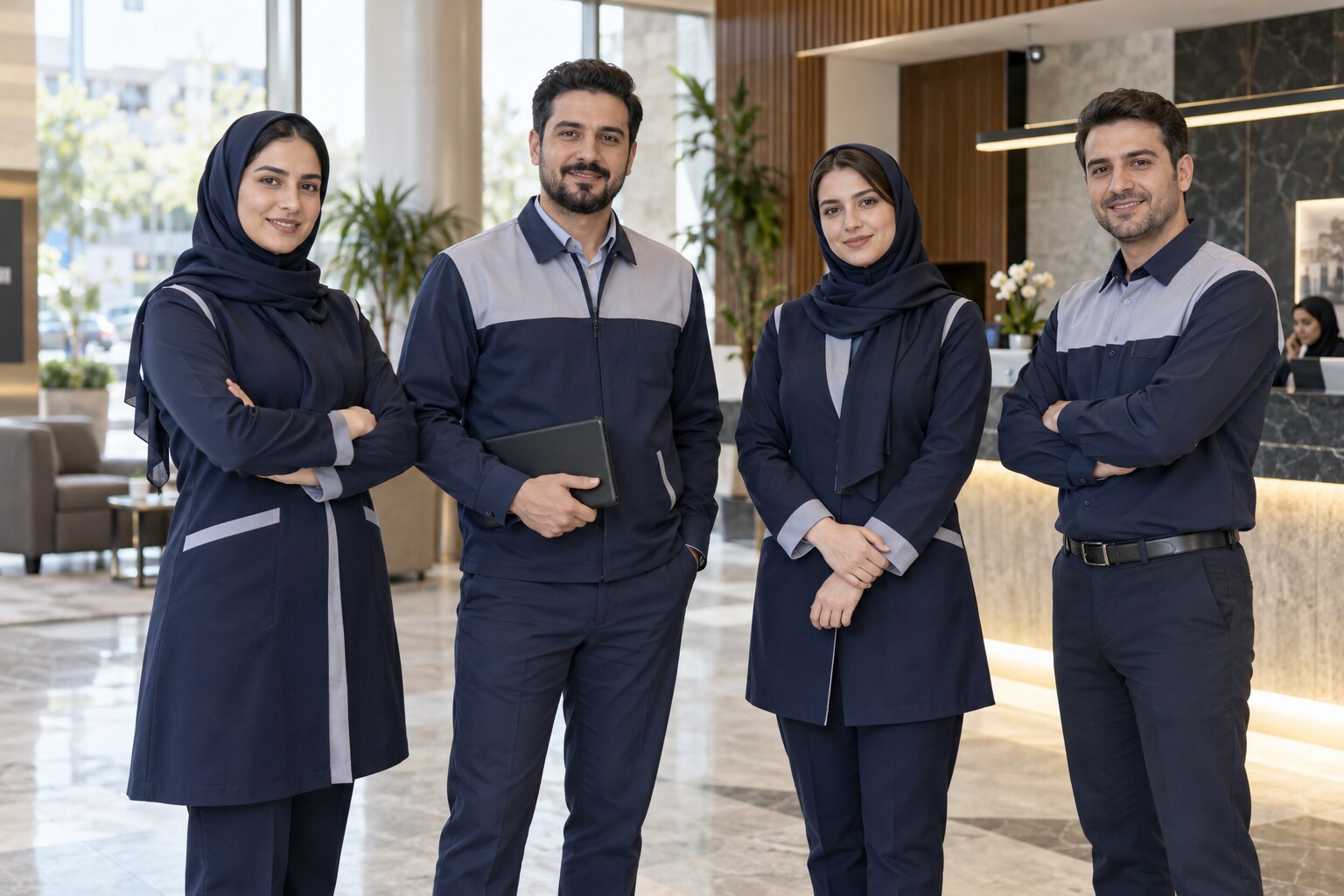 اثر پوشش یکدست کارکنان بر اعتبار شرکت